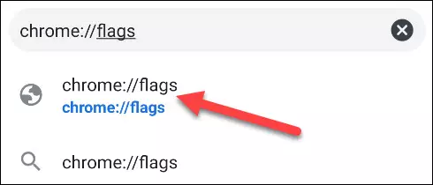 перейдите на страницу Chrome flags