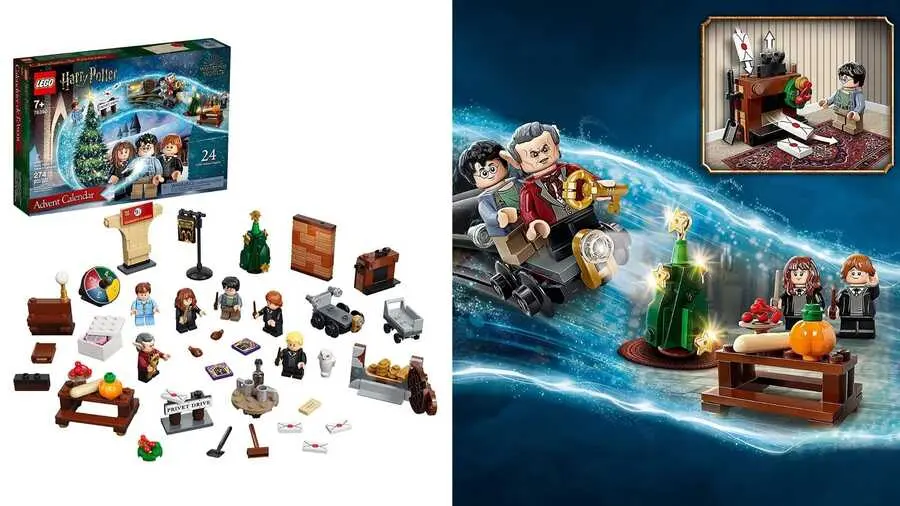 Фигурки и аксессуары в адвент-календаре LEGO Harry Potter