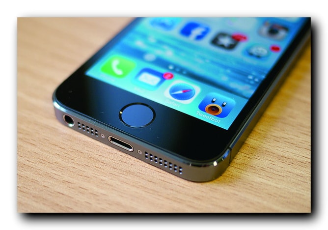 сканер отпечатков пальцев iPhone, картинка