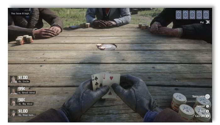 покер в лагере