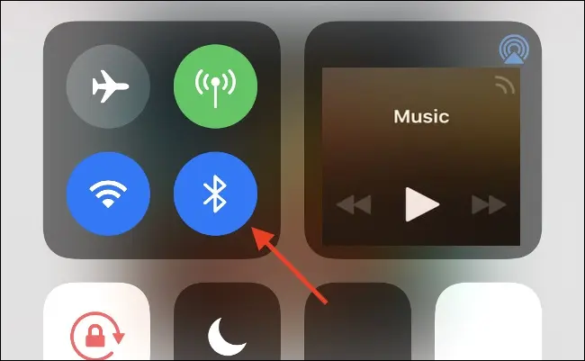 Включите Bluetooth на iPhone