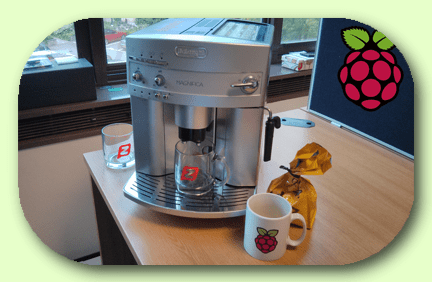 управление кофеваркой с малиной Pi