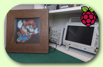 Пиксельная рамка с Raspberry Pi