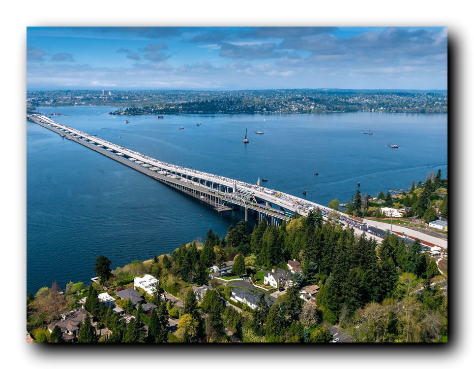 Плавучий мост - Сиэтл, Вашингтон